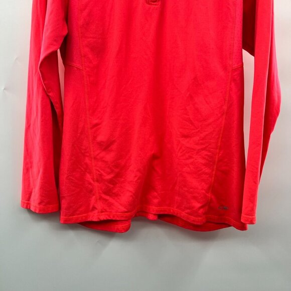 Champion Active Pullover Womens Size Medium Pink 1/4 Zip Collared Long Sleeve - Picture 3 of 9